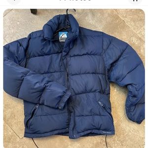 Vtg puffer sierra designs down jacket mens m